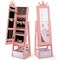 Free-Standing Full Length Kids Jewelry Armoire Cabinet with Storage Capacity